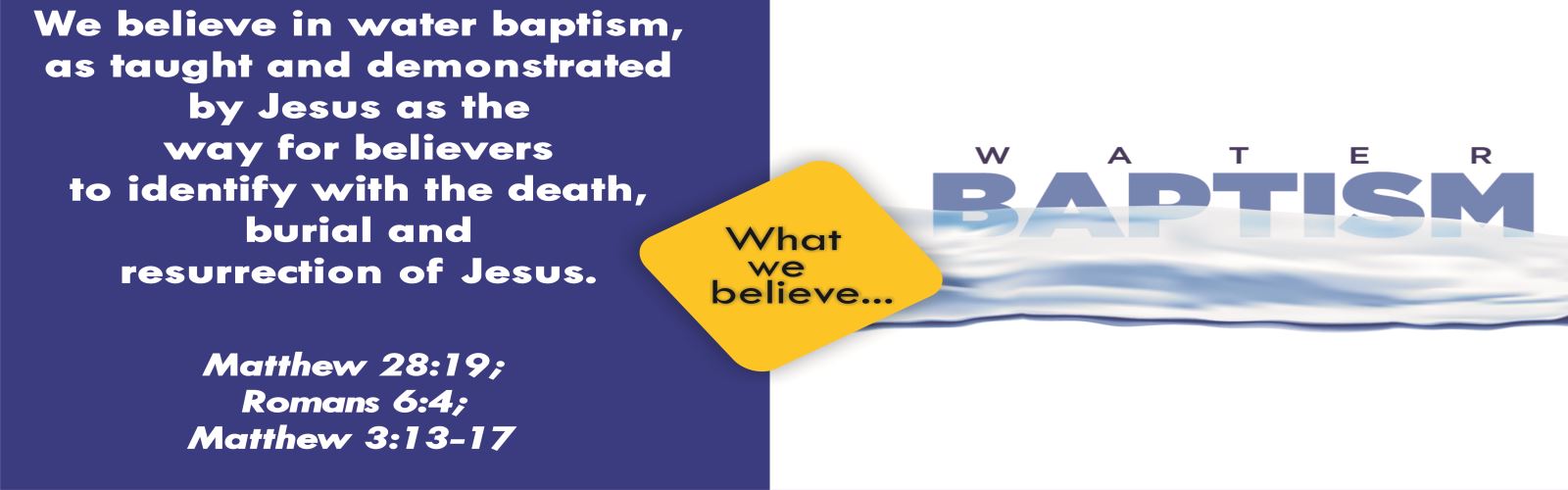 WATER BAPTISM